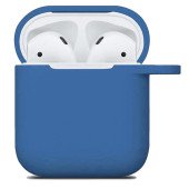 Чохол для AirPods Silicone Case (Royal Blue) без карабіна