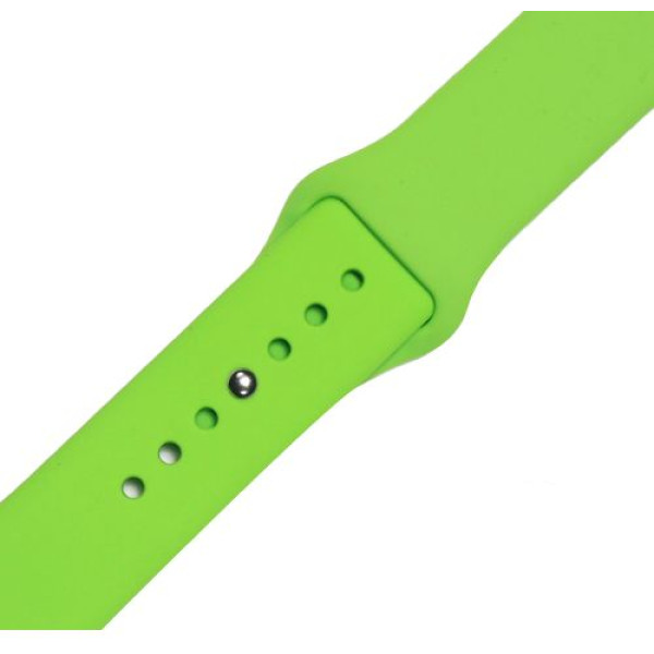 Ремінець-браслет для Apple Watch 38mm Silicone Band (Салатовий)
