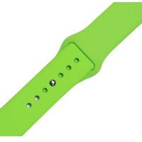 Ремешок-браслет для Apple Watch 38mm Silicone Band (Салатовый)