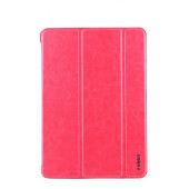 Чохол Книжка для iPad Air XUNDO (Малиновий) (Шкіра)