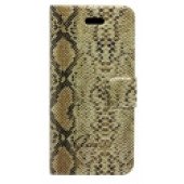 Чехол Книжка для iPhone 5/5S GUESS Snake (золотой) (кожа)