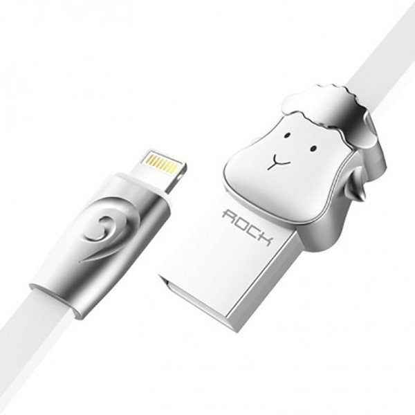 Кабель ROCK Goat Lightning (1m) (White)