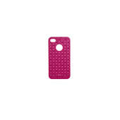 Чохол Накладка для iPhone 4/4S NEW Waterproof (рожевий) (полиулетан)