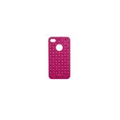Чехол Накладка для iPhone 4/4S Waterproof NEW (розовый) (полиулетан)