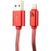 Кабель Apple Lightning  (USB 2.5 m) (Ткань) (Красный)