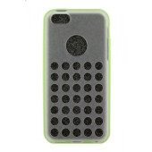 Чехол Накладка для iPhone 5C HELLODEERE SLIM (Салатовый) (силикон)
