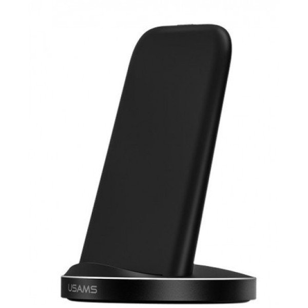 Беспроводное зарядное устройство Usams CD27 Wireless Fast Charger (black) - фото Беспроводное зарядное устройство Usams CD27 Wireless Fast Charger (black)