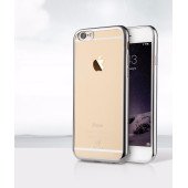 Чехол Накладка для iPhone 6 Baseus ShiningCase (Серебристый) (Силикон)