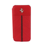 Чохол Книжка для iPhone 5/5S FERRARI California (червоний) (шкіра)