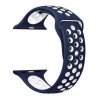 Ремешок-браслет для Apple Watch 38mm Silicone Nike Sport Band (Midnight Blue-Blue)