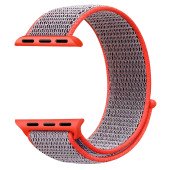 Ремешок для Apple Watch 42mm Nylon Sport Loop Band (Electric Pink)