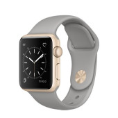 Apple Watch Series 2 38mm Gold Aluminum Case with Concrete Sport Band (MNP22)