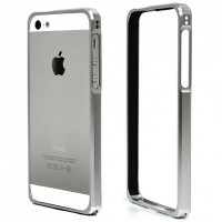 Бампер для iPhone 5/5S COTEetCL (Сріблястий) (Алюміній)