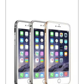 Бампер для iPhone 6 Plus G-Case GRAND SERIES (Серебристый) (Алюминий)