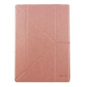 Чохол Книжка для iPad Air KLX ENLAND (Блідо рожевий) (Шкіра)