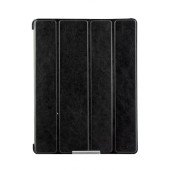 Чехол Книжка для IPad 2/3/4 KLD OSCAR (Черный) (Кожа)