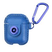 Чохол для AirPods Leather Case Q (Blue)
