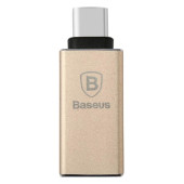 Перехідник Type-C Adapter BASEUS Sharp Series (Золотий)