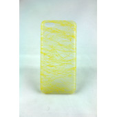 Чехол Накладка для iPhone 5C Creative Cace Light (желтый) (пластик)