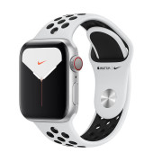 Apple Watch Nike Series 5 LTE 40mm Silver Aluminum Case with Pure Platinum/Black Nike Sport Band (MX372, MX3C2)