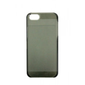 Чехол Накладка для iPhone 5/5S Waterproof NEW (черный) (силикон)