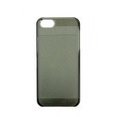 Чехол Накладка для iPhone 5/5S Waterproof NEW (черный) (силикон)