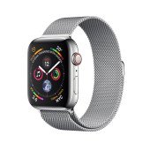 Apple Watch Series 4 GPS + LTE 44mm Steel w. Milanese l. Steel (MTV42)