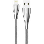Кабель ROCK Metal Lightning 30 cm silver