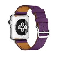 Ремінець для Apple watch 38 mm Single Tour Deployment Buckle (purple)