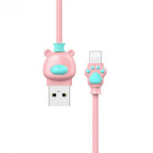 Кабель USB to Lightning Baseus Bear 2A 1m (gray black)