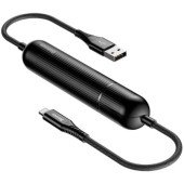 Кабель Baseus Lightning Energy Two-in-one Power Bank 2.4 A 1.2 M /black/