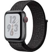 Apple Watch Series 4 Nike+ 40mm GPS + Cellular Space Gray Aluminum Case with Black Nike Sport Loop (MTX92)