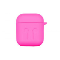 Чехол для AirPods Silicone Case with Logo and Carbine (pink)