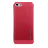 Чехол Накладка для iPhone 5C REMAX Creative Cace (розовый) (силикон)