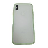 Чехол накладка iPhone Xs Max Gingle Series (mint/orange)