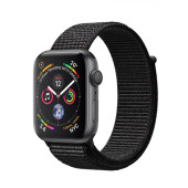 Apple Watch Series 4 GPS 40mm Gray Alum. w. Black Sport l. Gray Alum. (MU672)