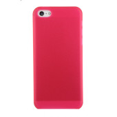 Чехол Накладка для iPhone 5C Ultra Slim Case  (Розовый) (Силикон)