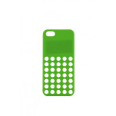 Чехол Накладка для iPhone 5C Creative Cace Logo (зеленый) (пластик)