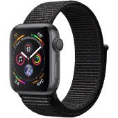 Apple Watch Series 4 GPS + LTE 40mm Gray Alum. w. Black Sport l. Gray Alum. (MTVF2)