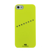 Чехол Накладка для iPhone 5/5S WD Sash SWAROVSKI ELEMENT(Салатовый) (Пластик)