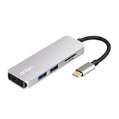 Перехідник Onten HUB Type-C to HDMI + USB 3.0*2 /SD/TF Card 9591