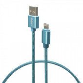 Кабель Lightning iMAX Sync USB Cable Nylon 1m (Dark Blue)
