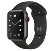 Apple Watch Series 5 GPS  44mm Space Black Titanium Space Black Sport Band (MWR52)