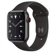 Apple Watch Series 5 GPS  44mm Space Black Titanium Space Black Sport Band (MWR52)