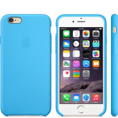Чехол Накладка для iPhone 6S Apple Silicone Case High Copy (Tahoe Blue) (Силикон)