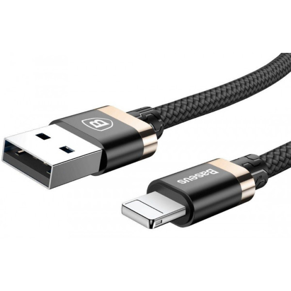 Кабель Baseus Golden Belt USB Cable For iP 1M Black-Gold