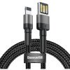 Кабель Baseus Cafule Cable Lightning 1.5A 2M Grey