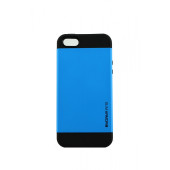 Чехол Накладка для iPhone 5/5S SGP ORIGINAL Slim Armor S (Синий) (Пластик)
