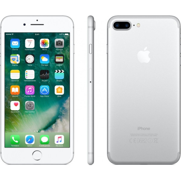 Apple iPhone 7 Plus 128GB (Silver) (MN4P2)