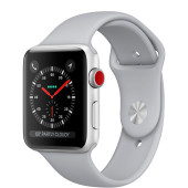 Apple Watch Series 3 GPS + Cellular 42mm Silver Aluminum w. Fog Sport B. (MQK12)